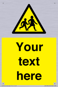 Custom Warning children Sign